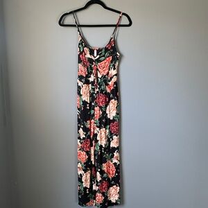 NWOT Vibrant Floral Print Romper